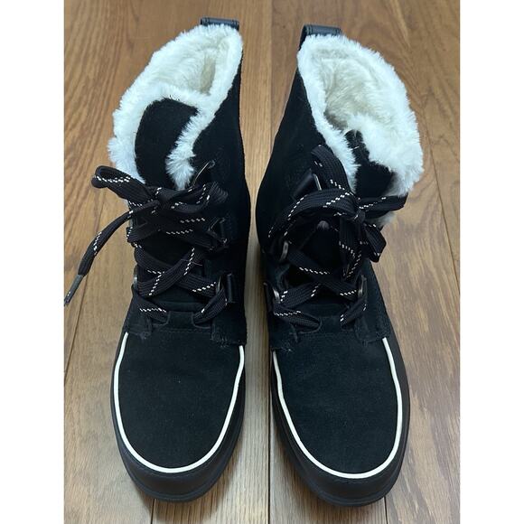 NEW Sorel Tivoli IV Waterproof Winter Leather Boot Black Women's Size 10.5 - Picture 3 of 10